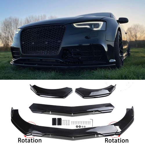 Schwarz glanz front spoiler - schwarz,